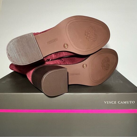 Vince Camuto Zelcinna Water-Repellent Mid-Shaft Suede Boots - Picture 7 of 7